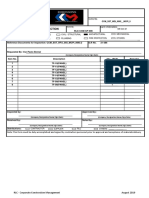 Material Delivery Inspection: Type of Work