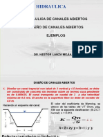 8.1 Ejemplo Diseño de Canales Abiertos