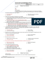 Cost Accounting Cycle Set A