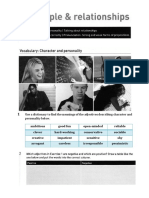 Unit 1 - People - Relationships (Speaking)