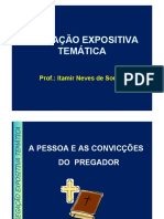 PREGAÇÃO EXPOSITIVA - PR ITAMIR Fac. Teol. Perdizes