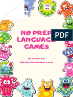 No Prep Language Games