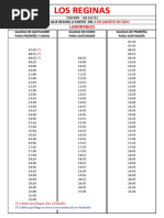 Reginas Horario Laborables