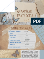 Anamnesis Psicologíca - Grupo N°2