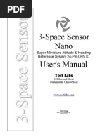 3 Space Sensor Users Manual Nano