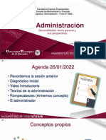 01 Teorías de La Administración 26.01.2022