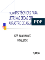 Normas Técnicas para Letrinas Secas Sin Arrastre de Agua