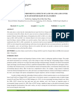 The Analysis On Environmental Effects of Land Use and Land Cover Change in Liuxi River Basin of Guangzhou