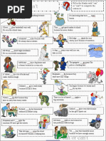 Expressing Ability or Inability Modal Verbs Can or Cant Worksheet