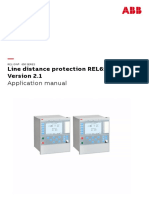 1MRK506364-UEN A en Application Manual Line Distance Protection REL650 2.1