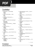 A2 Editable Quiz 10