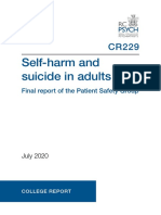 Self-Harm and Suicide in Adults-2020