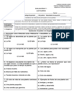 Prueba Ciencias Las Plantas