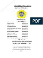 Laporan Tetap Satuan Operasi 1 - Kelompok 1