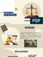 Derechos Humanos de Segunda Generacion - Derecho Constitucional