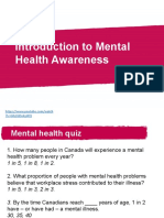 Mental Health Awareness Presenation - Moni Bagonluri