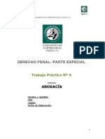 Trabajo Practico 4 - Penal Parte Especial