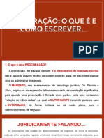 Aulas 32 e 33 - A Linguagem Das Procurações