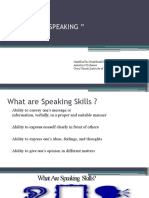 Effective Speaking