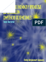 ESTRATEGIAS DE ENSEÑANZA Y APRENDIZAJE QUE DESARROLLAN COMPETENCIAS SOCIOEMOCIONALES Tesis Doctoral