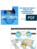 Calidad de Agua para Fertirriego