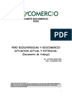 Perú Biodiversidad Biocomercio Situación Actual Potencial 2000 Keyword Principal