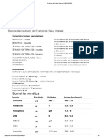 Exámen de Salud Integral - (REPORTE)