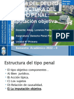 DERECHO PENAL PARTE GENERAL II 2022 - I Estructura Imputación Objetiva - 5° SEMANA