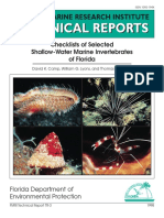 1998 - Camp Et Al. - Perkins Checklists of Selected Shallow-Water Marine Invertebrates of Florida