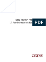 Easy-Touch Pro IT Administrative Addendum 2020