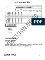 Project of Excel Advanced