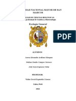 Informe #6 Ecología