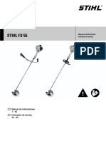 Desmalezadora Stihl FS 55 Manual