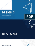 Design 3 Research and Plates