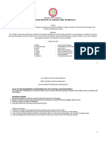 Syllabus in Cell and Molecular Biology