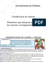 Clasificación de Salarios y Elementos Que Integran Al Salario de Acuerdo A La Legislación Laboral