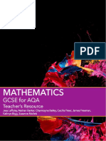 GCSE Mathematics For AQA Teachers Resource Free Online