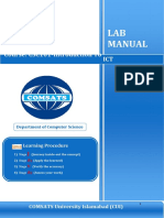 Csc101 Ict Lab Manual v2.0