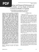 Mobile Banking and Financial Performance of Commercial Banks A Case Study of Selected Commercial Banks in Uganda