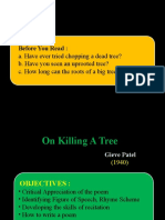 On Killing A Tree