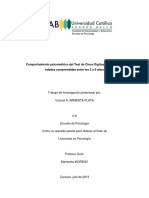 Comportamiento Psicométrico Del Test de Cinco Dígitos en Niños Con Edades Comprendidas Entre Los 5 y 6 Años