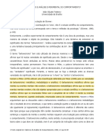 Behaviorismo e Análise