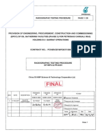 Radiographic Testing Procedure