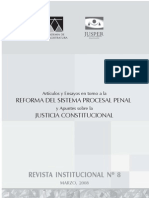 Libro "Reforma Del Sistema Procesal Penal" AMAG 2008