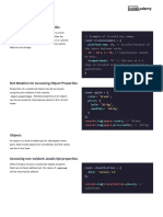 Learn JavaScript - Objects Cheatsheet - Codecademy