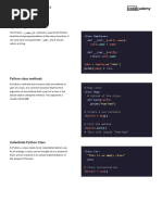 Learn Python 3 - Classes Cheatsheet - Codecademy