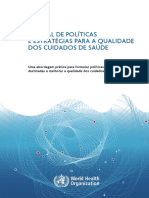 OMS, Manual de Politicas e Estratégias para A Qualidadedos Cuidados de Saude