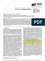 P4 - Progress On Approaches To Software Defect Prediction