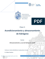 Modulo III. Clase 2 Almacenamiento y Uso Del Hidrógeno Verde