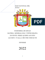 Informe Mineralogia